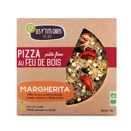 PIZZA MARGHERITA 350 G LES CHEFS BIO