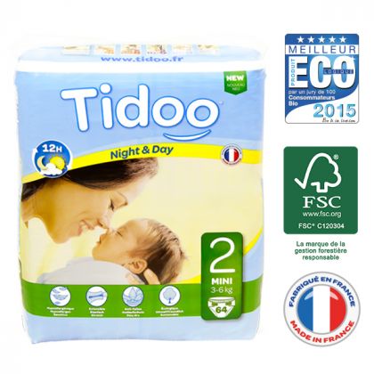 COUCHES 3-6 KG T2 TIDOO