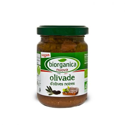 OLIVADE D'OLIVES NOIRES 140 GR BIORGANIC